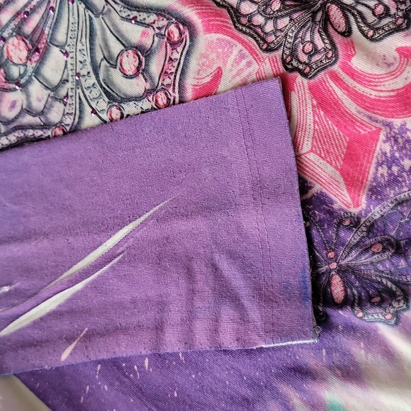 Wasabi & Ginger Pullover Hoodie Butterflies Design Multicolor XL 14-16 - Picture 9 of 11